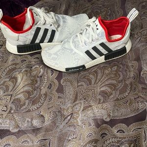 Adidas NMD R1 Red/White Snakeskin